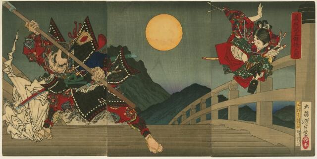 Susanoo no Mikoto Kills the Eight-Headed Serpent at Hinokawa in